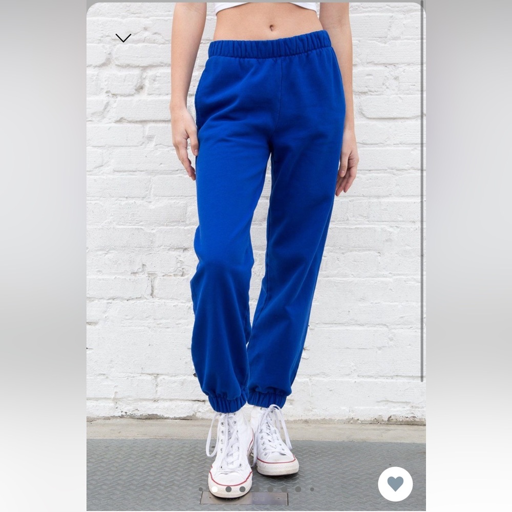 Rare brandy Melville Royal blue Rosa sweatpants